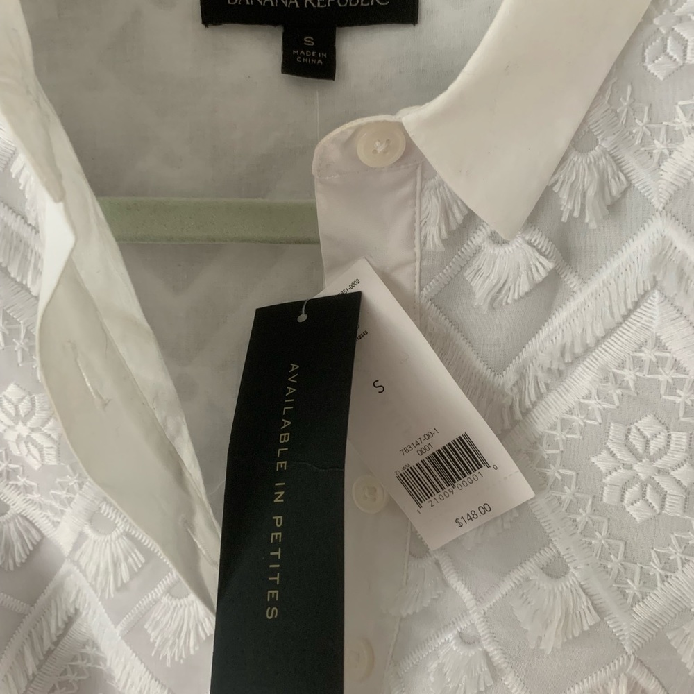 NWT White Banana Republic Dress - Picture 4 of 4